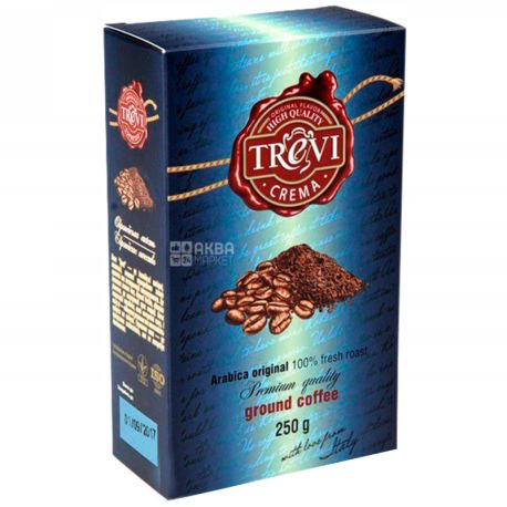 Trevi Crema, 250 г, Кава Треві Крема, середньо-темного обсмаження, мелена