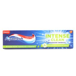 Aquafresh Intense Clean, 75 мл, Зубная паста, Длительная свежесть