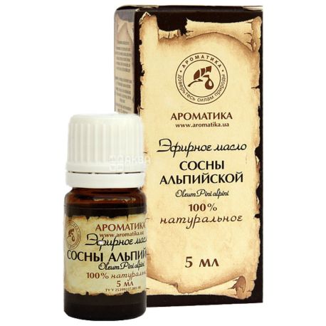 Эфирное масло Сосна альпийская Ароматика, 5 мл