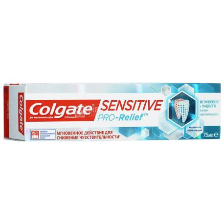 Colgate Sensitive Pro-Relief, 75 мл, Зубная паста, для чувствительных зубов