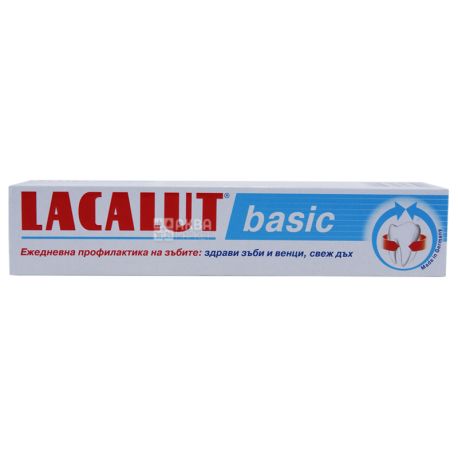 Lacalut Basic, 75 мл, Зубна паста