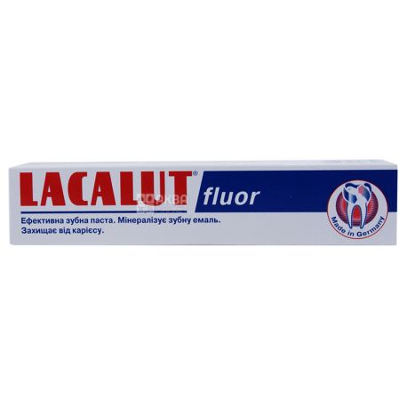 Lacalut Fluor, 75 мл, Зубна паста, від карієсу
