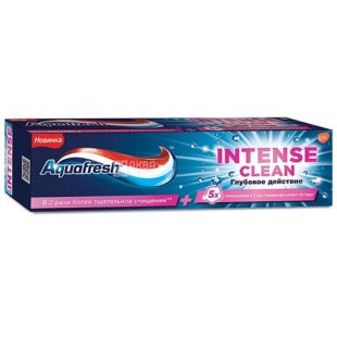 Aquafresh Intense Clean, 75 мл, Зубная паста, Отбеливающая