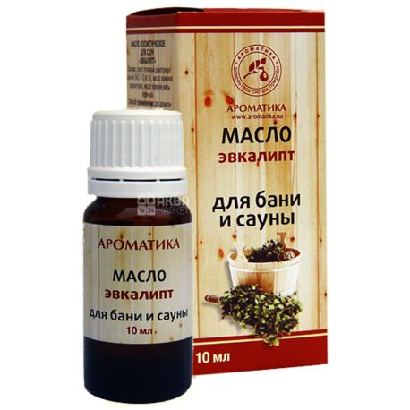 Oil for a bath and saunas Eucalyptus Aromatika, 10 ml