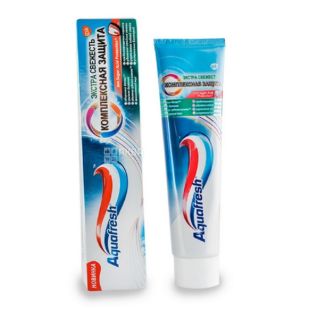 Aquafresh, 100 мл, Зубная паста, Комплексный уход, Экстра Свежесть