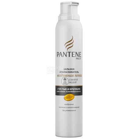 Pantene Pro-V, 180 мл, Бальзам-ополаскиватель, Густые и крепкие волосы, Воздушная пенка