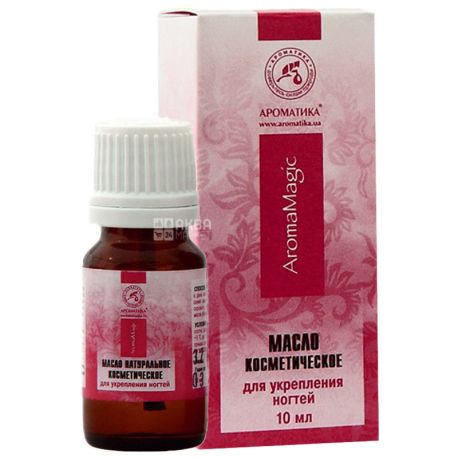 Cosmetic oil for nail strengthening, Aromatika, 10 ml