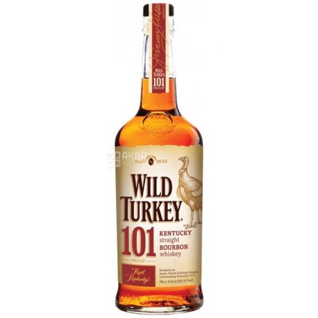 Wild Turkey 101 Бурбон, 0.7л, стекло 