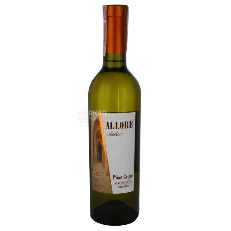 ALLORE Select Pinot Grigio, Вино белое сухое, 0,75 л