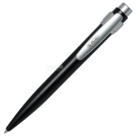 Ballpoint pen TM Herlitz Steel blue, black metal body