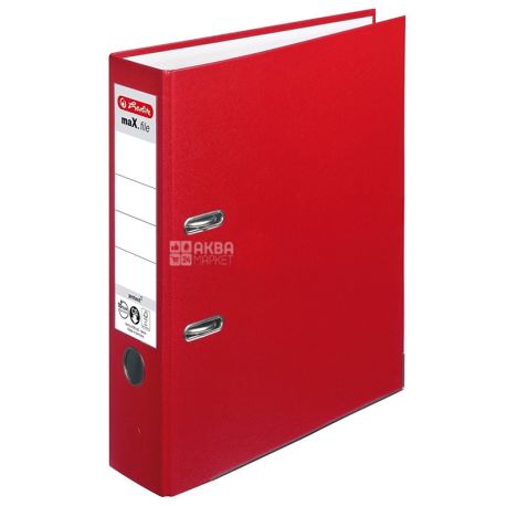 Herlitz, Папка-регистратор, А4, 8 см, красная