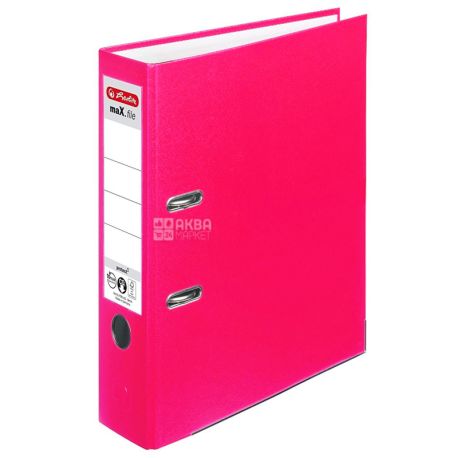 Herlitz, Папка-реєстратор, А4, 8 см, малинова