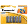 Panasonic Lasting Energy, AAA, 20 шт., 1,5 V, Батарейки лужні, LR03