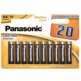 Panasonic Lasting Energy, AA, 20 шт., 1,5 V,  Батарейки щелочные, LR6