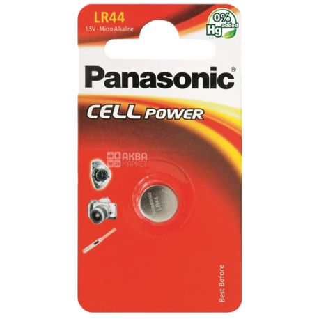 Panasonic LR44 BLI 1, Батарейка алкалінова