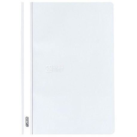 A4 folder-folder, white with transparent top, Herlitz (Herlitz), 130 / 160mkm