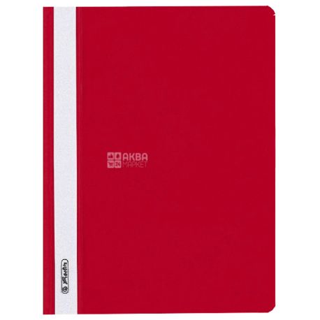 Herlitz, Папка-швидкозшивач А5, червона
