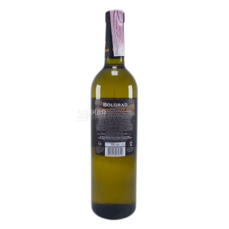 Bolgrad Шато де Вин, Вино белое полусладкое, 0,75 л