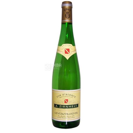 A.Zirnhelt Gewürztraminer, Вино белое полусладкое, 0,75 л