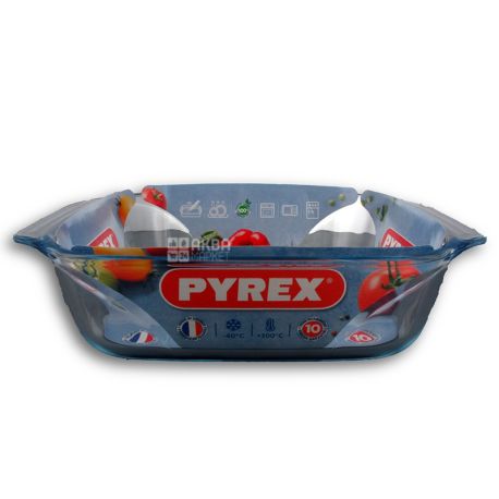 Pyrex Irresistible, Форма для запікання, прямокутна, 35x23x6,5 см