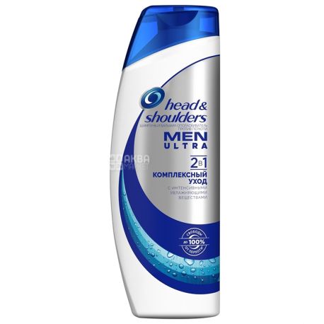 Head & Shoulders Men Ultra, Comprehensive Care Shampoo and Balm Dandruff Conditioner 2in1, 400 ml
