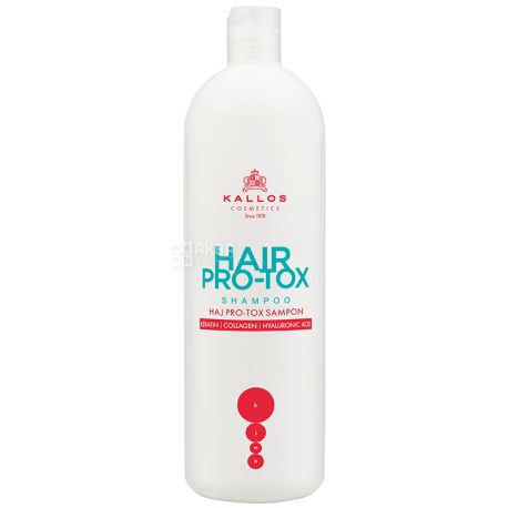 Kallos Hair Pro-tox, 1000 мол, Шампунь для відновлення волосся