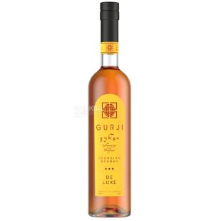 Gurji De Luxe, Бренди, 3 звезды, 0,5 л