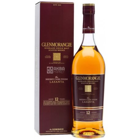 Whiskey Glenmorangie The Lasanta, in gift wrapping, 0.7 l