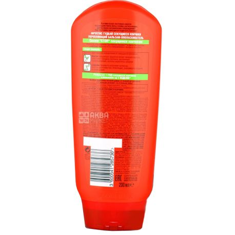 Garnier Fructis, Бальзам, Гудбай посічені кінчики, для волосся, що січеться, 200 мл