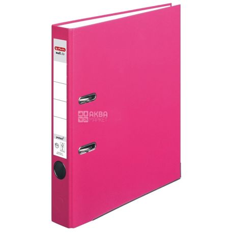 Herlitz, Папка-реєстратор, А4, 5 см, малинова