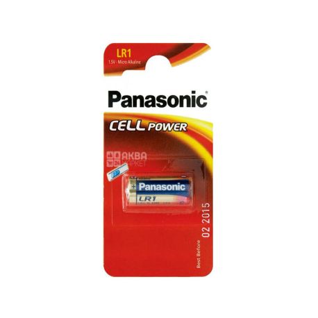Panasonic батарейка LR1 BLI 1