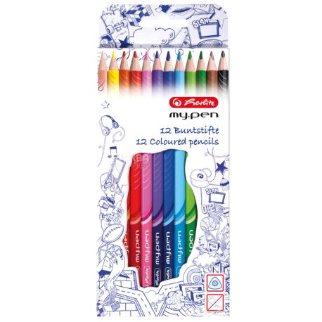 Herlitz My.Pen, Coloring Pencils, 12 colors