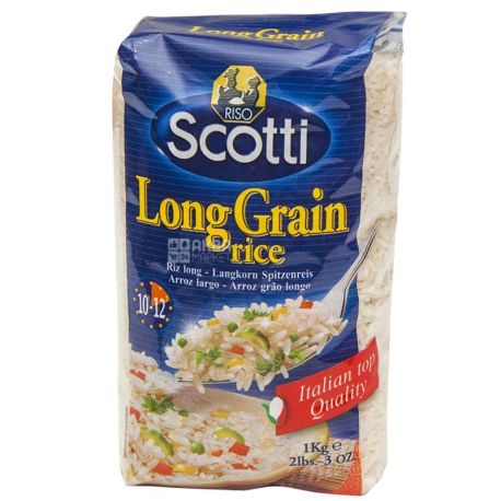 Scotti rice (Scottie) long grain, 1kg, m / s