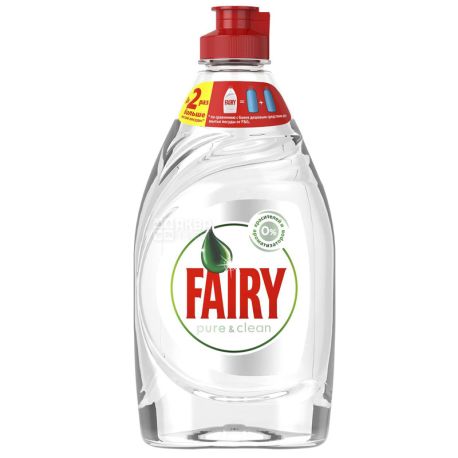 Fairy Pure & Clean, средство для мытья посуды, 450 мл