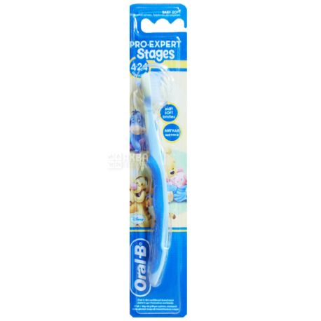 Toothbrush Oral-B Stages, for children, 4-24 months, extra soft, 1 pc