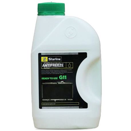 Starline G1, 1л, Антифриз зелений, -40°С