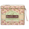 Basilur Present Pink, 100 г, Чай Базілур, Рожевий подарунок, зелений зі шматочками фруктів, ж/б