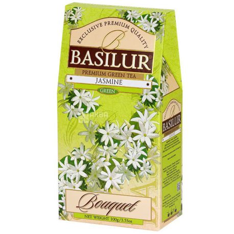 Basilur Bouquet Jasmine, Green Tea, 100 g