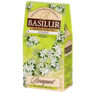 Basilur Jasmine, 100 г, Чай Базілур, Жасмін, зелений