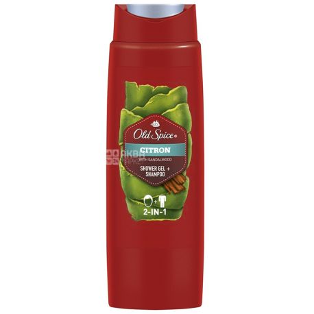 Old Spice Citron, 250 мл, Шампунь и гель для душа 2в1