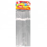 Straws for drinks, Transparent, Packaging 25 pcs, TM Assistant