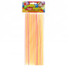 Помічниця, Трубочки коктейльні без гофри, 25 шт., 23 см, кольорові, пластикові