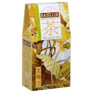 Basilur Tie Guan Yin, 100 г, Чай Базілур, китайський зелений, оолонг