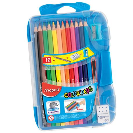 Colored pencils, 15 pieces, TM Maped