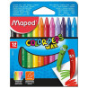 Maped, Мелки восковые, 12 шт.