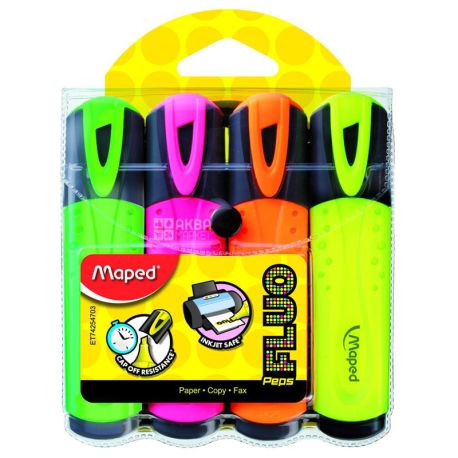 Set of markers, 4 pcs, assorted, TM Maped