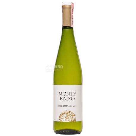 Monte Baixo Vinho Verde, Вино белое сухое, 0,75 л 