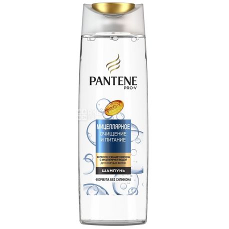 Pantene Pro-V, 400 мл, Шампунь для жирного волосся, мицеллярная очищення та живлення