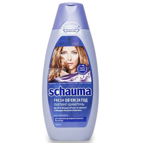 Schauma Fresh, 400 мл, Шампунь, Для схильного до жирності волосся