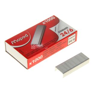 Maped, Скоби №24/6, 1000 шт.